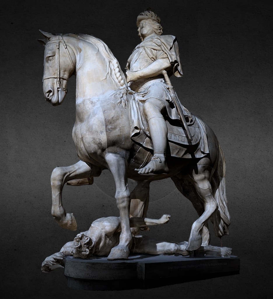 The equestrian statue of Kings Christan V preview image 1